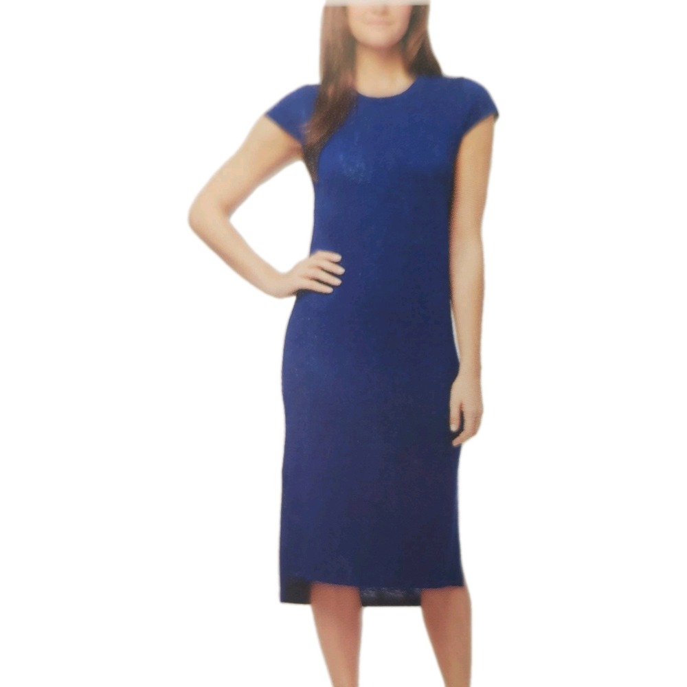 NEW‎ With Tags Jessica Simpson Ladies' Midi Dress MARITIME BLUE- Size Small